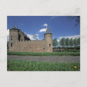 Carte Postale Europe, Pays-Bas, Château de Muiden Muiden