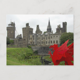 Carte Postale Europe, Pays de Galles, Cardiff. Château de Cardif