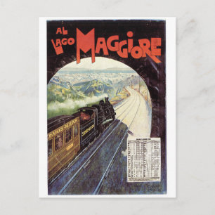 Carte postale Europe Train Vintage voyage