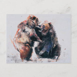 Carte Postale European Brown Bears 2001