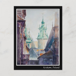 Carte Postale EVE Peint Cracovie, Pologne Vieille Ville