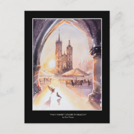 Carte Postale EVE Peint Cracovie Vieille Ville