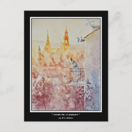 Carte Postale EVE Peint Matin à Cracovie, Pologne Imprimer photo