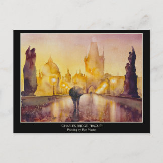 Carte Postale EVE Peint Prague