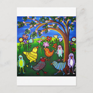 Carte Postale Évêché Chicks in Peeps Fun Whimsical