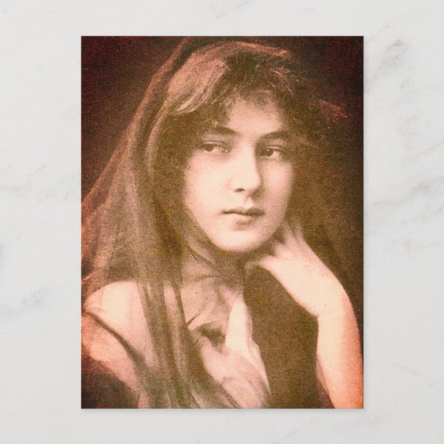Carte Postale Evelyn Nesbit (Devant)