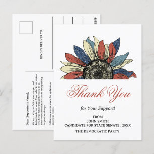 Carte Postale Événement Campagne politique Contributeurs Merci