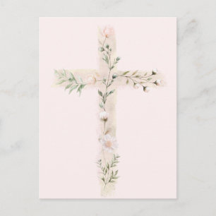 Carte Postale événement religieux de la croix florale