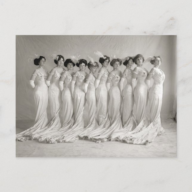 Carte Postale Evening Gowns, 1910 (Devant)
