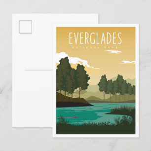 Carte Postale Everglades National Park Florida USA Travel