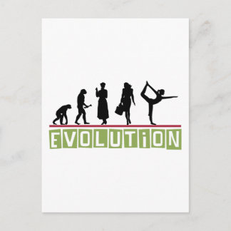 Carte Postale Evolution Cadeau Yoga