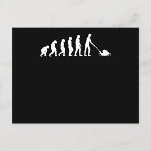 Carte Postale Évolution de la puissance de la pelouse de jardine