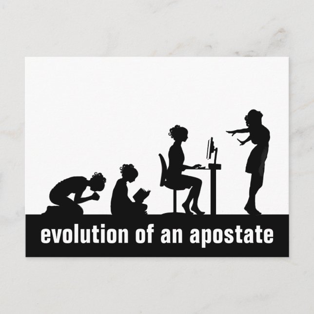 Carte Postale "Évolution d'un apostoat" (Devant)