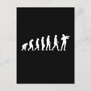 Carte Postale Évolution violoniste