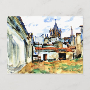 Carte Postale Evora, Portugal - Peinture d'art