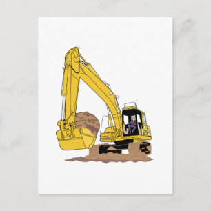 Carte Postale Excavateur