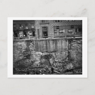 Carte Postale Excavation du métro Septième Avenue et 24-25e Rues