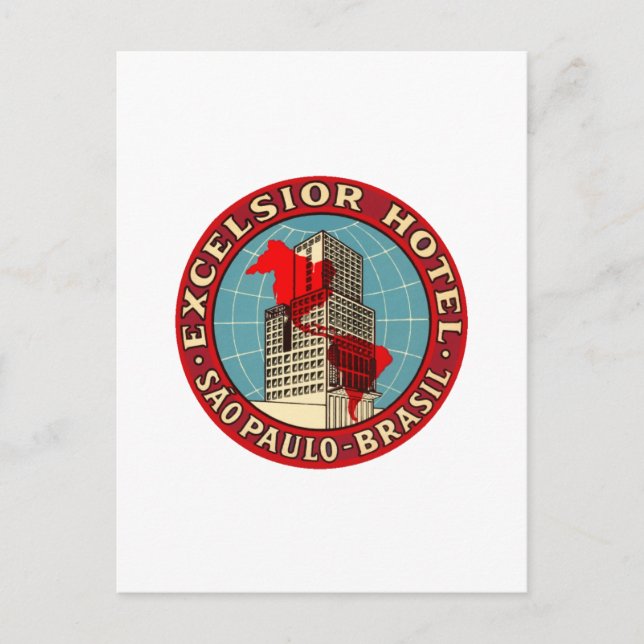Carte Postale ExcelsiorHotelBrasil (Devant)