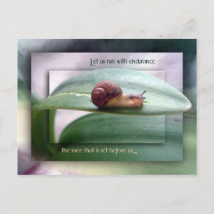 Carte Postale Exécuter avec endurance