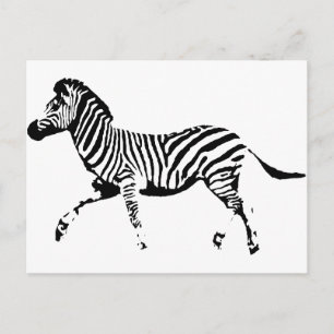 Carte Postale Exécution de Zebra
