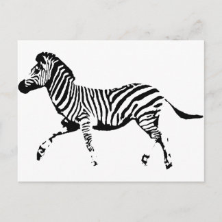 Carte Postale Exécution de Zebra