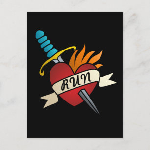 Carte Postale Exécution du tatouage