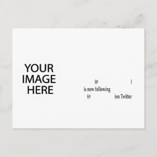 Carte Postale Exemple suivant sur Twitter Ajouter image et texte
