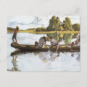 Carte Postale Expédition viking pour enfants