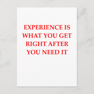 Carte Postale expérience