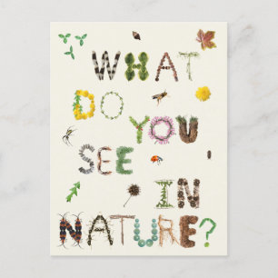 Carte Postale Explorateurs Naturalistes Enfants
