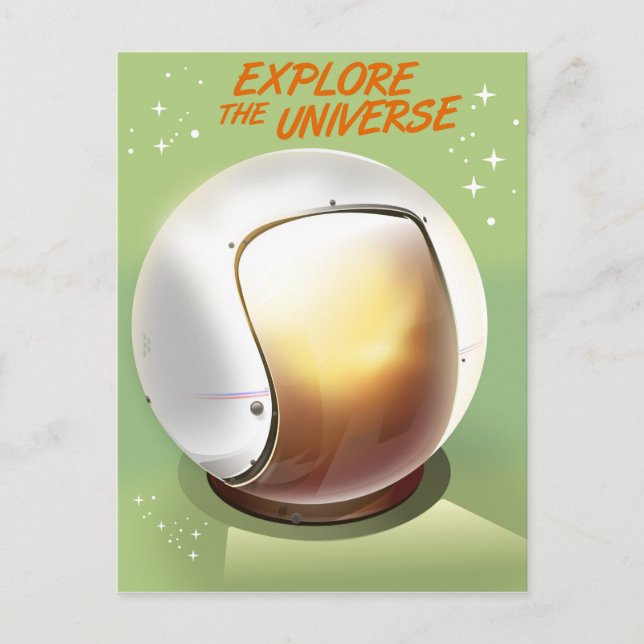 Carte Postale Explorer l'Univers (Devant)