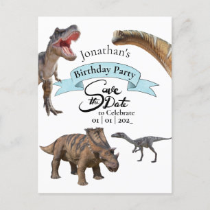 Carte Postale Explorez le monde des dinosaures jurassiques