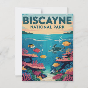 Carte Postale Explorez le parc national Biscayne Floride Waters