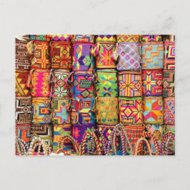 Carte Postale Explosion de couleurs, Carthagène, Colombie