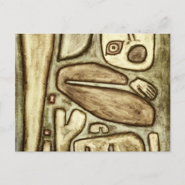 Carte Postale Explosion de la peur, 1939 par Paul Klee (Devant)