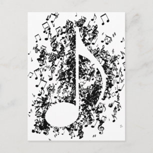 Carte Postale Explosion de note