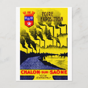 Carte Postale Expo industrielle française 1920