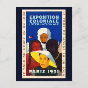 Carte Postale Exposition coloniale Paris 1931