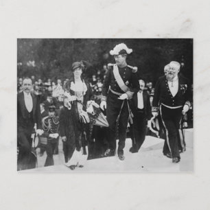 Carte Postale Exposition du roi Albert et de la reine Elizabeth 