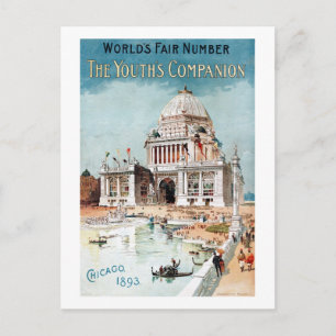 Carte Postale Exposition vintage du monde de Chicago 1893