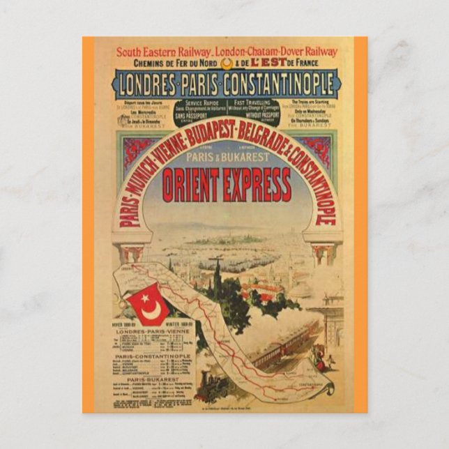 Carte Postale Express d'Orient (Devant)