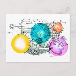 Carte Postale Extension de l'art multivers