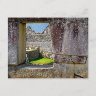 Carte Postale Extérieur de la fenêtre Incan