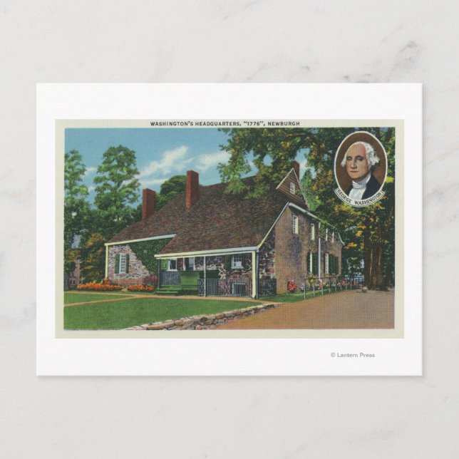 Carte Postale Extérieur du siège de George Washington (Devant)