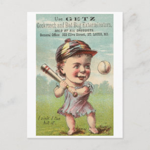 Carte Postale Exterminateurs de cafards et de bogues de lit Getz
