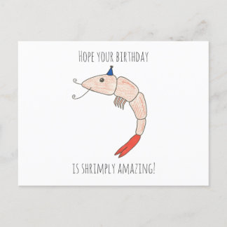 Carte postale Extraordinaire Shrimply