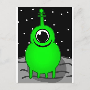 Carte Postale Extraterrestre