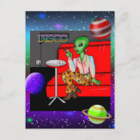 Extraterrestre rétro des années 1970 dans Disco Lo