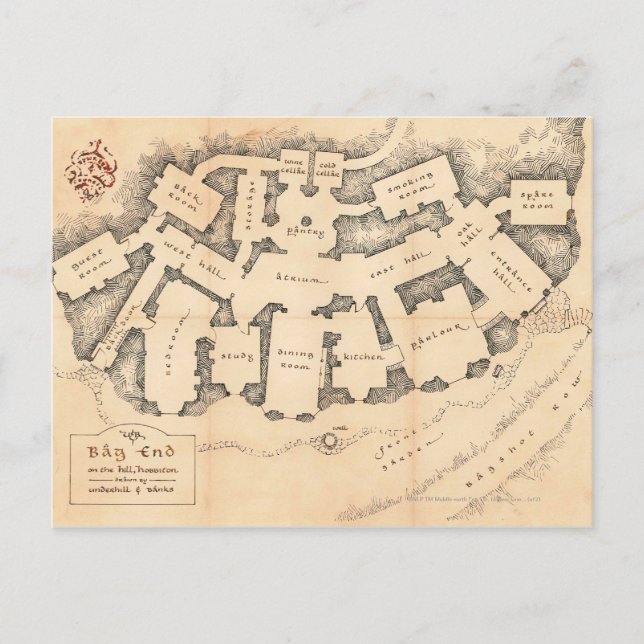 Carte Postale extrémité du sac (Devant)