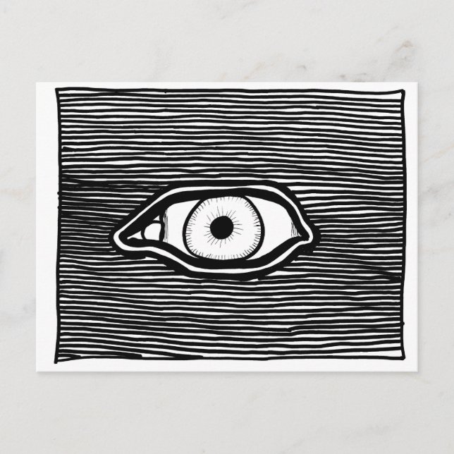 Carte postale 'Eye omniscient de ParanormalPrints (Devant)